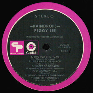 Peggy Lee : Raindrops (LP, Comp)