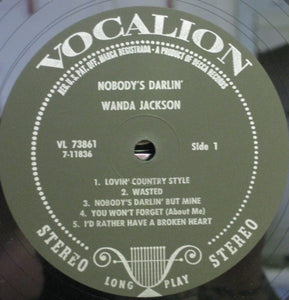 Wanda Jackson : Nobody's Darlin' (LP, Album, Comp, RE)