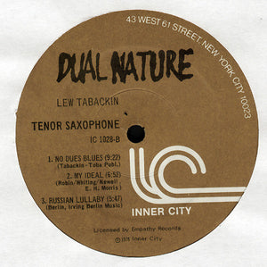 Lew Tabackin : Dual Nature (LP, Album)