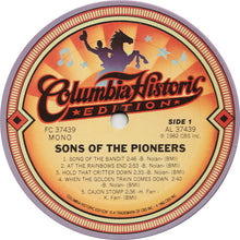 Charger l&#39;image dans la galerie, The Sons Of The Pioneers : The Sons Of The Pioneers (LP, Comp, Mono)
