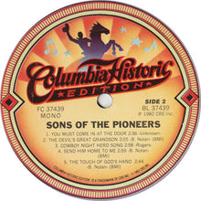 Charger l&#39;image dans la galerie, The Sons Of The Pioneers : The Sons Of The Pioneers (LP, Comp, Mono)
