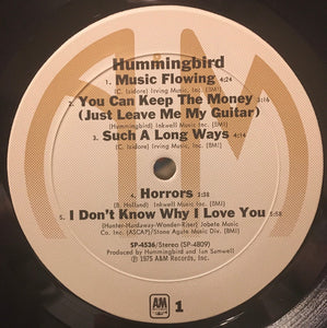 Hummingbird : Hummingbird (LP, Album, Mon)