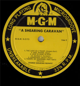 The George Shearing Quintet : A Shearing Caravan (LP, Album)