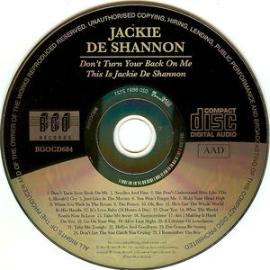 Jackie De Shannon* : Don't Turn Your Back On Me / This Is Jackie De Shannon (CD, Comp)