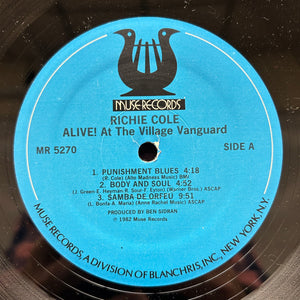 Richie Cole : Alive! At The Village Vanguard (LP, Album)