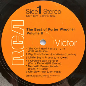 Porter Wagoner : The Best Of Porter Wagoner, Vol.II (LP, Comp)