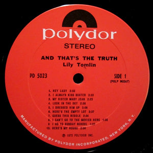 Lily Tomlin : And That's The Truth (LP, Album, Ter)