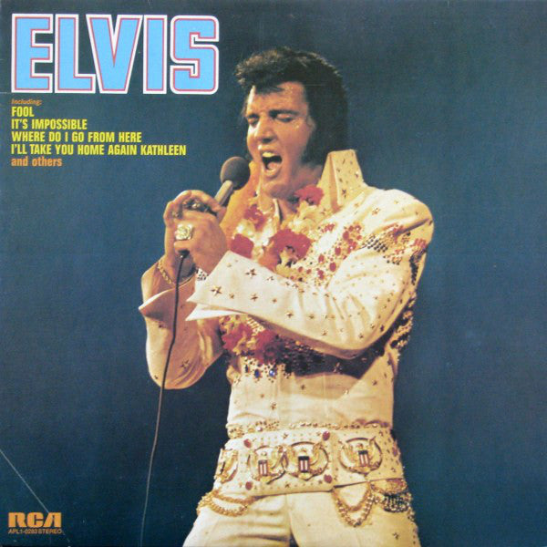 Elvis Presley : Elvis (LP, Album, Ind)