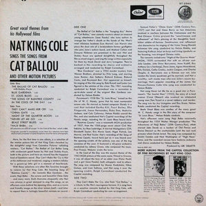 Nat King Cole : Nat King Cole Sings His Songs From Cat Ballou And Other Motion Pictures (LP, LA )