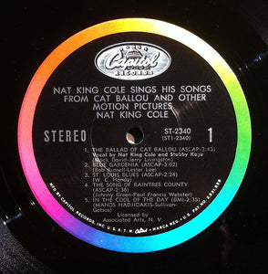 Nat King Cole : Nat King Cole Sings His Songs From Cat Ballou And Other Motion Pictures (LP, LA )