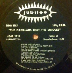 The Cadillacs / The Orioles : The Cadillacs Meet The Orioles (LP, Album)