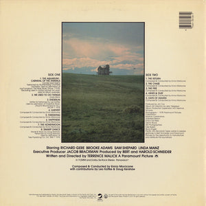 Ennio Morricone : Days Of Heaven - The Original Soundtrack From The Motion Picture (LP, Album)