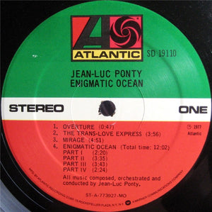 Jean-Luc Ponty : Enigmatic Ocean (LP, Album, MO )