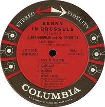 Load image into Gallery viewer, Benny Goodman And His Orchestra : Benny In Brussels Volume 1 (LP, Album)
