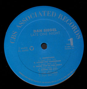 Dan Siegel : Late One Night (LP, Album)