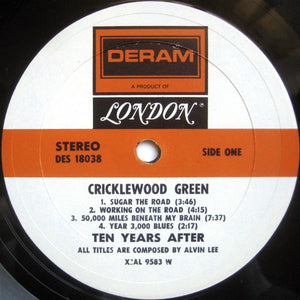 Ten Years After : Cricklewood Green (LP, Album, Wad)