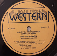 Laden Sie das Bild in den Galerie-Viewer, Milton Brown And His Brownies : Country And Western Dance-O-Rama No. 1 (10&quot;, MiniAlbum, RE)
