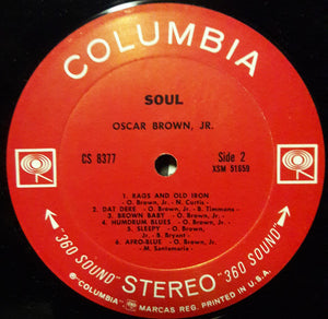 Oscar Brown Jr. : Sin & Soul (LP, Album, RE)