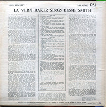 Load image into Gallery viewer, LaVern Baker : Sings Bessie Smith (LP, Album, Mono)
