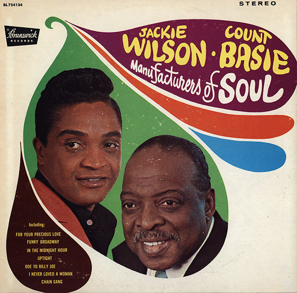 Jackie Wilson & Count Basie : Manufacturers Of Soul (LP, Album)