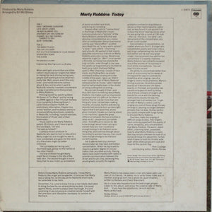 Marty Robbins : Today (LP, Album, Ter)