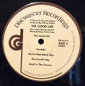 Paul Smith (5) With Monty Budwig, Frank Capp, Barney Kessel : The Good Life (LP)