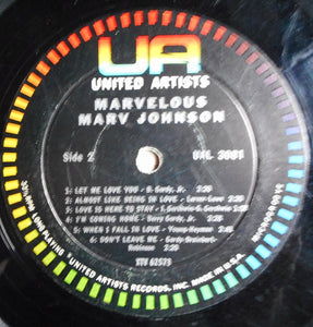 Marv Johnson : Marvelous Marv Johnson (LP, Mono)