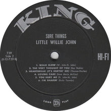 Charger l&#39;image dans la galerie, Little Willie John : Sure Things (LP, Mono)

