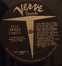 Laden Sie das Bild in den Galerie-Viewer, Ella Fitzgerald : Ella Swings Lightly (LP, Album, Mono)
