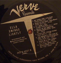 Charger l&#39;image dans la galerie, Ella Fitzgerald : Ella Swings Lightly (LP, Album, Mono)
