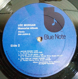 Lee Morgan : Memorial Album (LP, Comp)