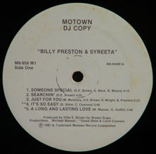 Load image into Gallery viewer, Billy Preston &amp; Syreeta : Billy Preston &amp; Syreeta (LP, Album, Promo)
