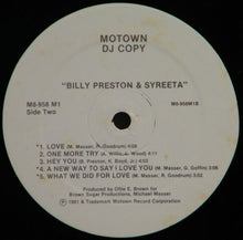 Laden Sie das Bild in den Galerie-Viewer, Billy Preston &amp; Syreeta : Billy Preston &amp; Syreeta (LP, Album, Promo)
