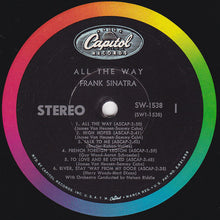 Laden Sie das Bild in den Galerie-Viewer, Frank Sinatra : All The Way (LP, Comp, RE, Scr)
