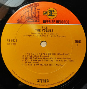 The Vogues : Till (LP, Album)