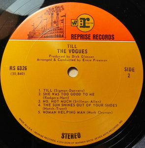 The Vogues : Till (LP, Album)