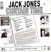 Load image into Gallery viewer, Jack Jones : Curtain Time (LP)
