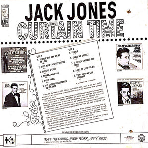 Jack Jones : Curtain Time (LP)