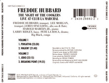 Laden Sie das Bild in den Galerie-Viewer, Freddie Hubbard : The Night Of The Cookers (Live At Club La Marchal) (2xCD, Album, Comp, RE)
