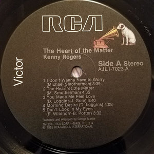 Kenny Rogers : The Heart Of The Matter (LP, Album)