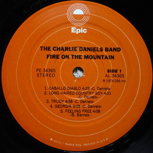 The Charlie Daniels Band : Fire On The Mountain (LP, Album, RE, Pla)
