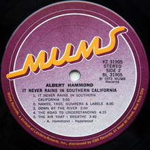 Charger l&#39;image dans la galerie, Albert Hammond : It Never Rains In Southern California (LP, Album, San)
