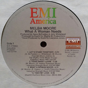 Melba Moore : What A Woman Needs (LP, Album)