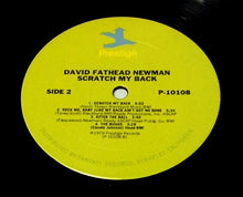 Load image into Gallery viewer, David &quot;Fathead&quot; Newman : Scratch My Back (LP, Album)
