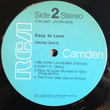 Load image into Gallery viewer, Skeeter Davis : Easy To Love (LP, Album)
