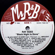 Load image into Gallery viewer, Ray Agee : Black Night Is Gone (LP, Comp, Mono)
