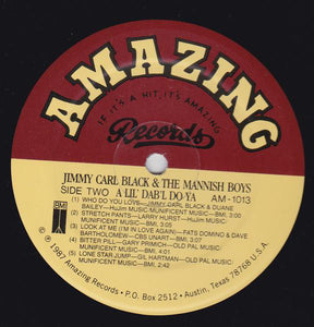 Jimmy Carl Black & The Mannish Boys : A Lil' Dab'l Do Ya (LP, Album)