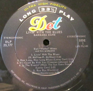 Barbara Dane : Livin' With The Blues (LP, Album)