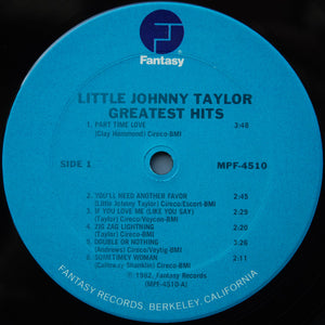 Little Johnny Taylor : Greatest Hits (LP, Comp, Ter)