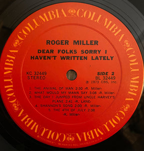 Roger Miller : Dear Folks, Sorry I Haven't Written Lately (LP, Album)